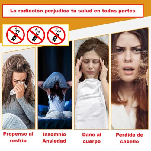 Tarjeta Adhesiva Protección Anti-radiación X 6 Unidades