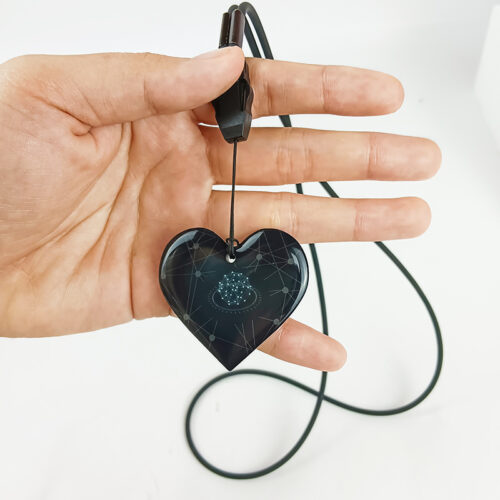 Collar Colgante Energia Ionizada Corazon Bienestar